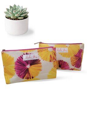 Lulu DK for Clinique Floral Cosmetic Pouch Set (2) – Makeup Bags
